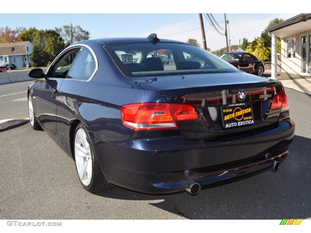 2007 3 Series 335i Coupe - Monaco Blue Metallic / Black photo #2