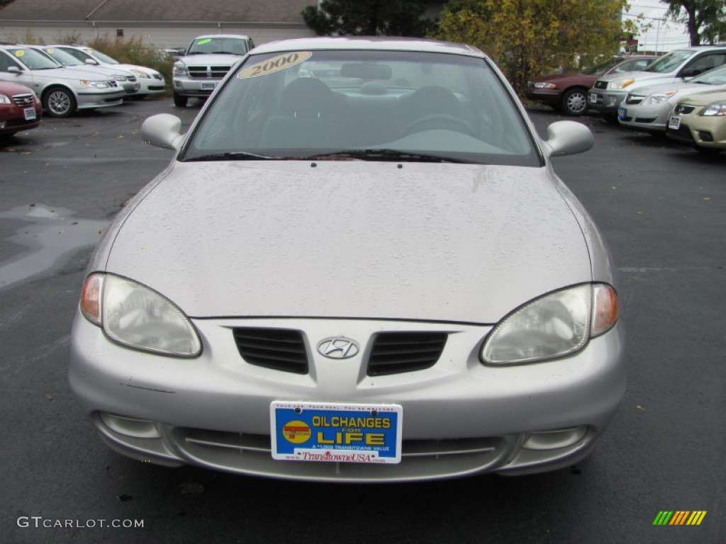 2000 Elantra GLS Sedan - Sandalwood / Gray photo #14