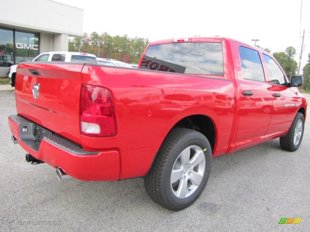 Flame Red 2012 Dodge Ram 1500 Express Crew Cab Exterior Photo #55807545