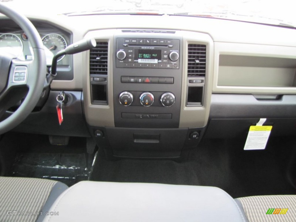 2012 Dodge Ram 1500 Express Crew Cab Dark Slate Gray/Medium Graystone Dashboard Photo #55807622