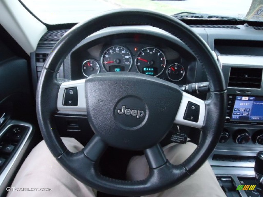 2009 Jeep Liberty Limited 4x4 Dark Slate Gray Steering Wheel Photo #55808439