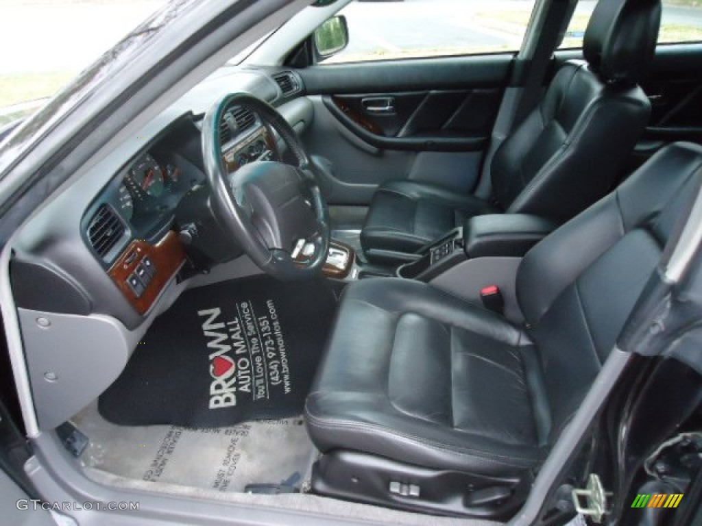 Black Interior 2001 Subaru Outback Limited Wagon Photo #55808720