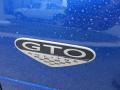 2006 Impulse Blue Metallic Pontiac GTO Coupe  photo #5