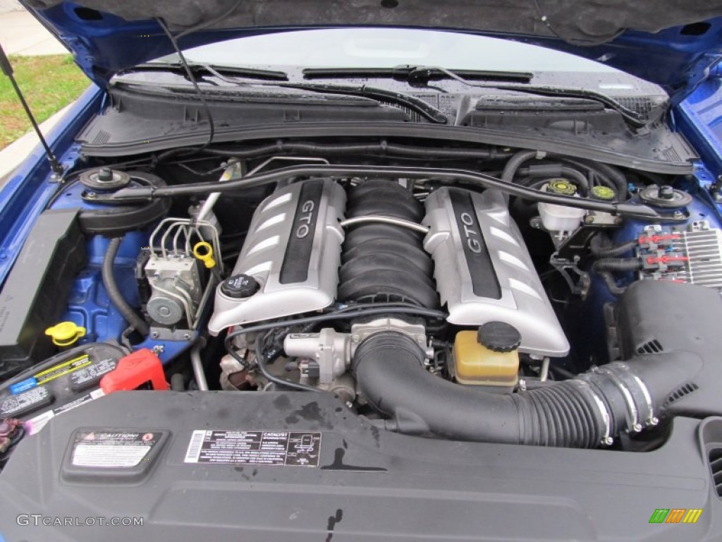 2006 Pontiac GTO Coupe 6.0 Liter OHV 16 Valve LS2 V8 Engine Photo #55809350