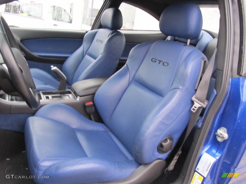 Blue Interior 2006 Pontiac GTO Coupe Photo #55809370