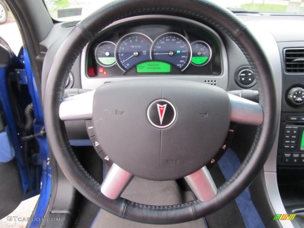 2006 GTO Coupe - Impulse Blue Metallic / Blue photo #11