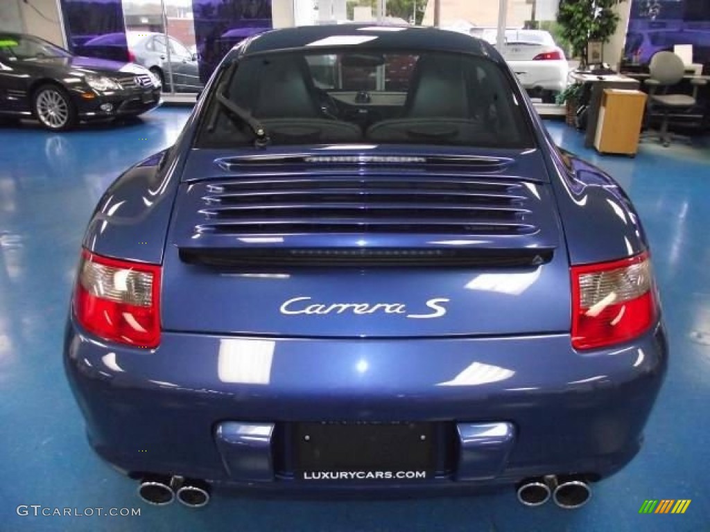 2006 911 Carrera S Coupe - Cobalt Blue Metallic / Stone Grey photo #12