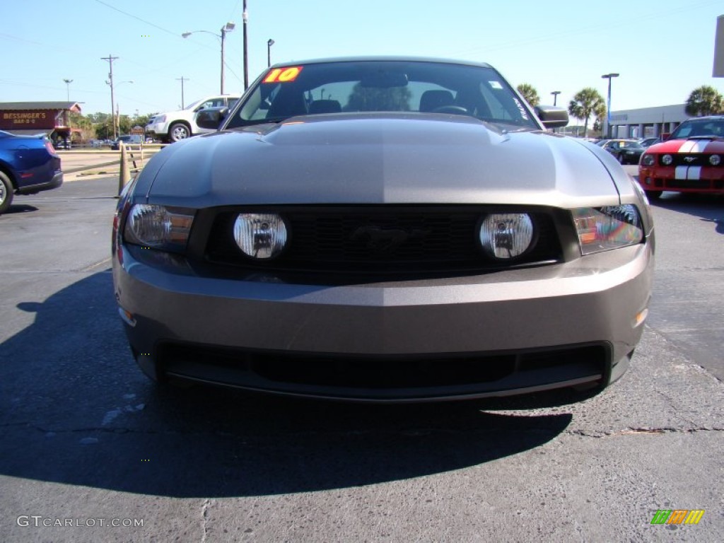 2010 Mustang GT Premium Coupe - Sterling Grey Metallic / Charcoal Black photo #3