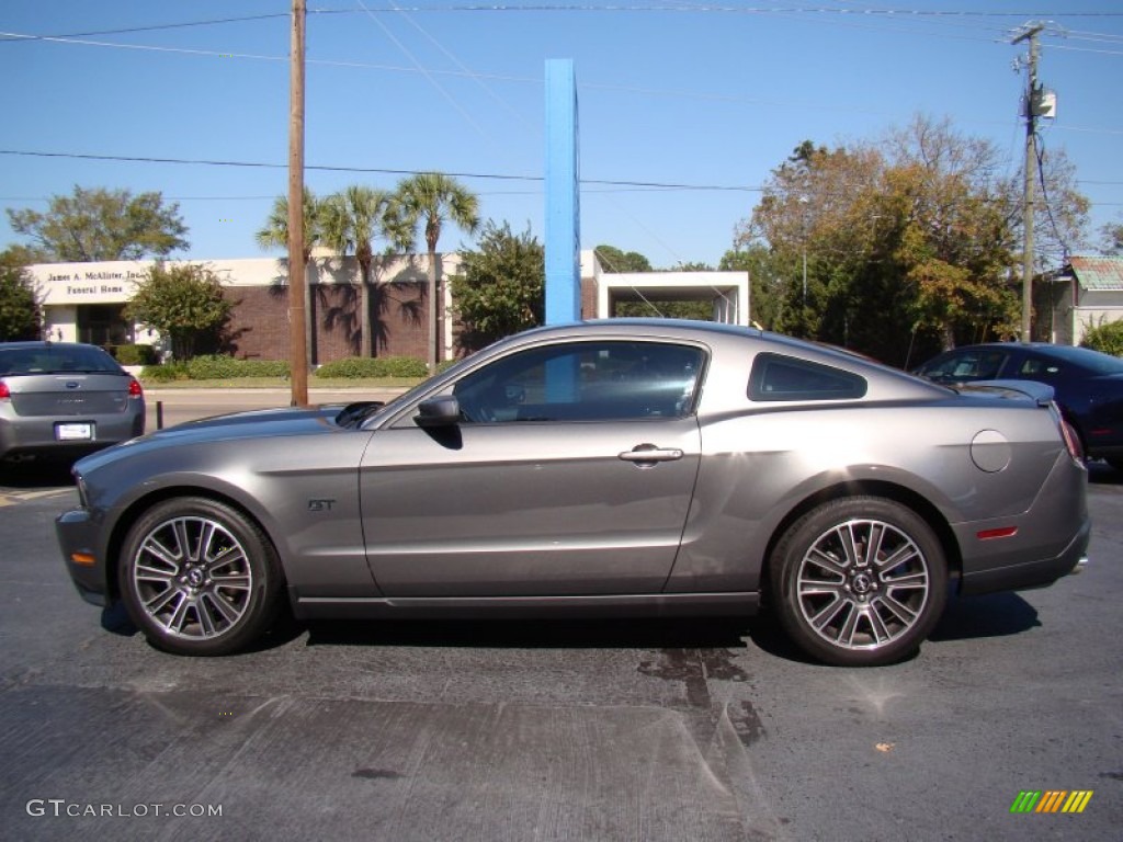Sterling Grey Metallic 2010 Ford Mustang GT Premium Coupe Exterior Photo #55809491