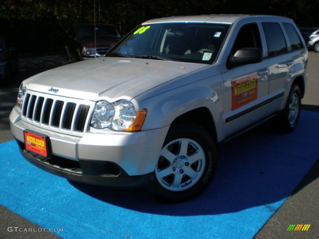 2008 Grand Cherokee Laredo - Bright Silver Metallic / Dark Slate Gray/Light Graystone photo #1