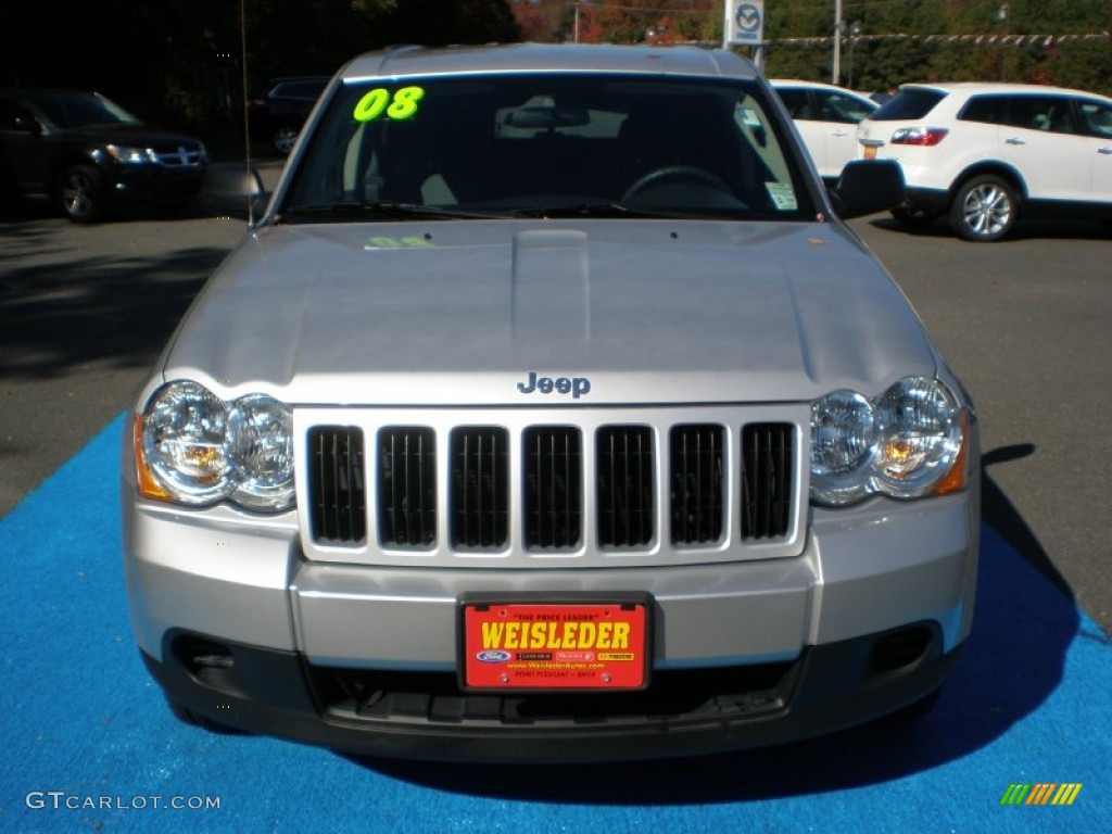 2008 Grand Cherokee Laredo - Bright Silver Metallic / Dark Slate Gray/Light Graystone photo #4