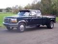 Dark Tourmaline Metallic - F350 XLT Extended Cab Dually Photo No. 2