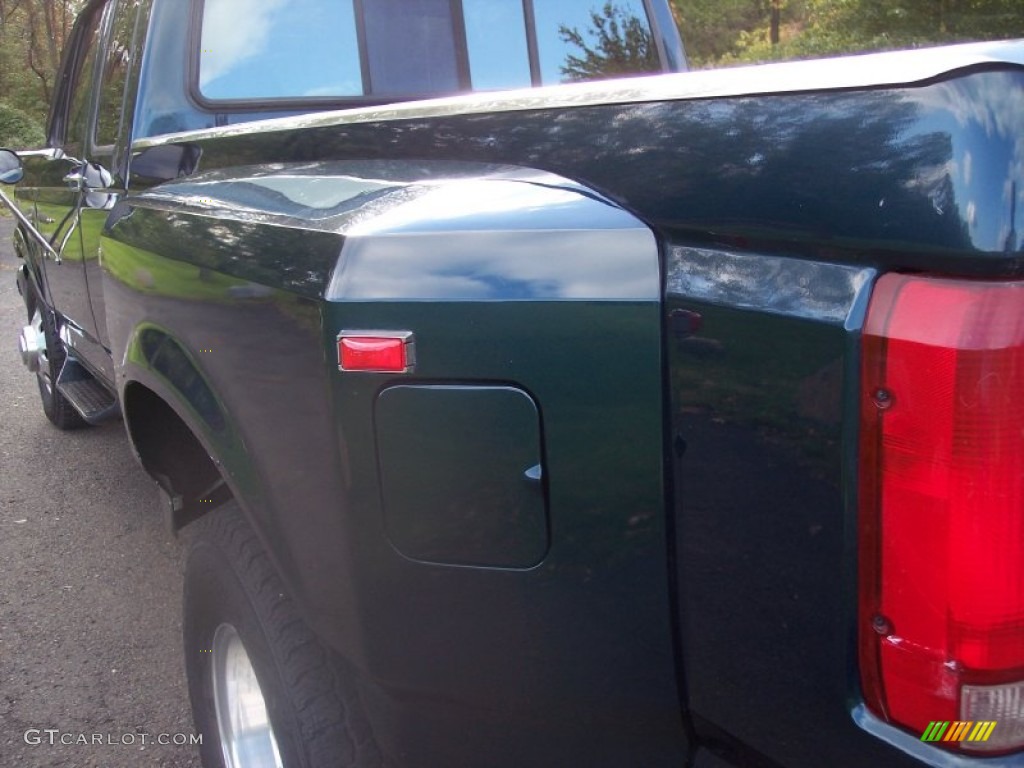 1997 F350 XLT Extended Cab Dually - Dark Tourmaline Metallic / Medium Mocha photo #27