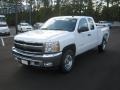 2011 Summit White Chevrolet Silverado 1500 LT Extended Cab 4x4  photo #1