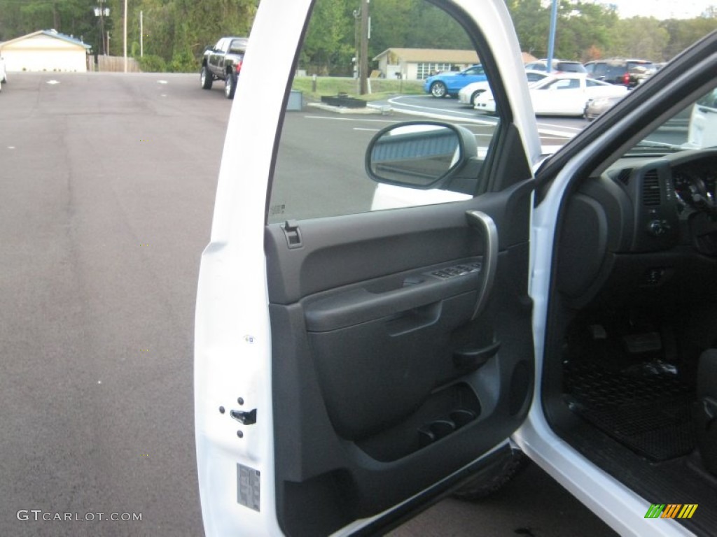 2011 Silverado 1500 LT Extended Cab 4x4 - Summit White / Light Titanium/Ebony photo #16