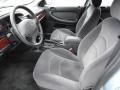 Dark Slate Gray 2002 Chrysler Sebring LX Sedan Interior Color