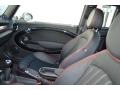 Black Lounge Leather/Damson Red Piping Interior Photo for 2011 Mini Cooper #55811865