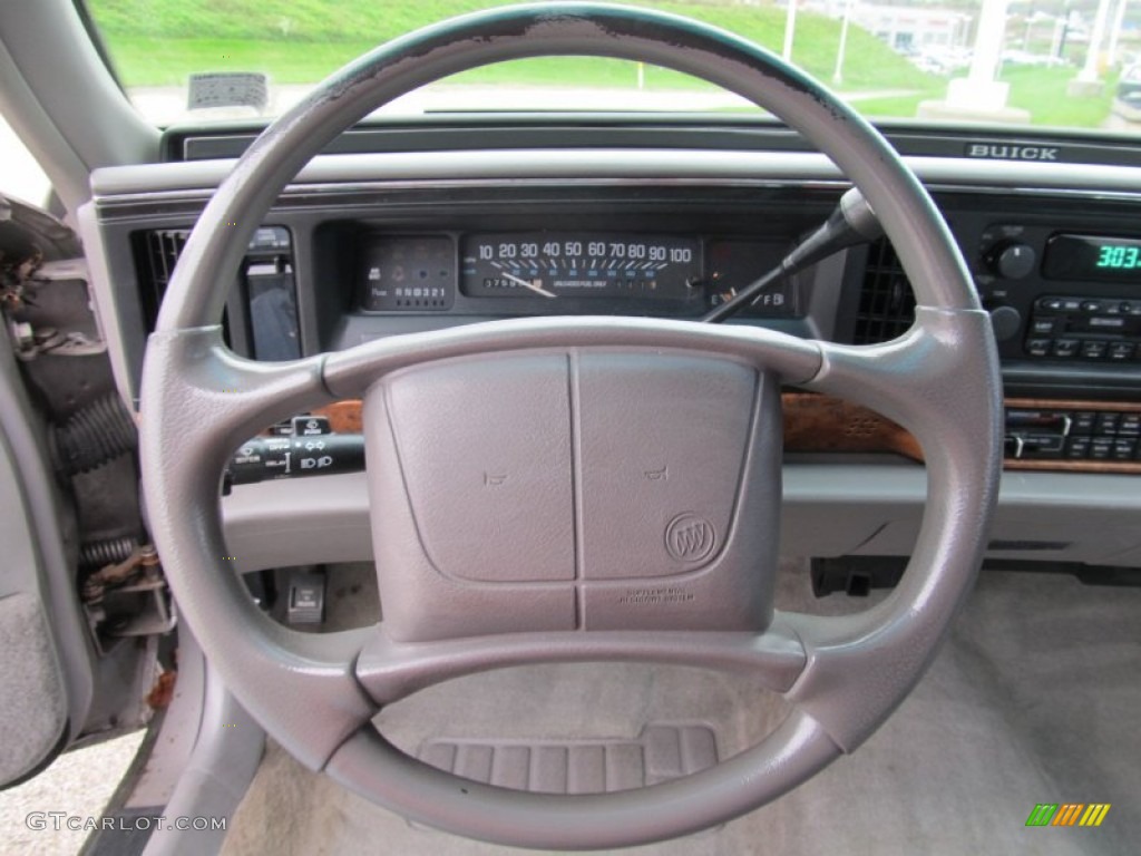 1995 Buick LeSabre Custom Gray Steering Wheel Photo #55811969
