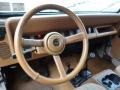 Spice Beige 1995 Jeep Wrangler Rio Grande 4x4 Steering Wheel