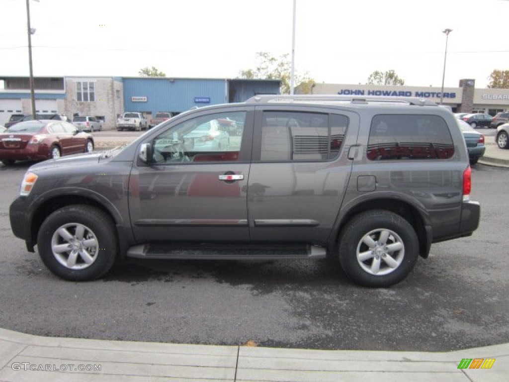 2012 Armada SV 4WD - Smoke Gray / Charcoal photo #4