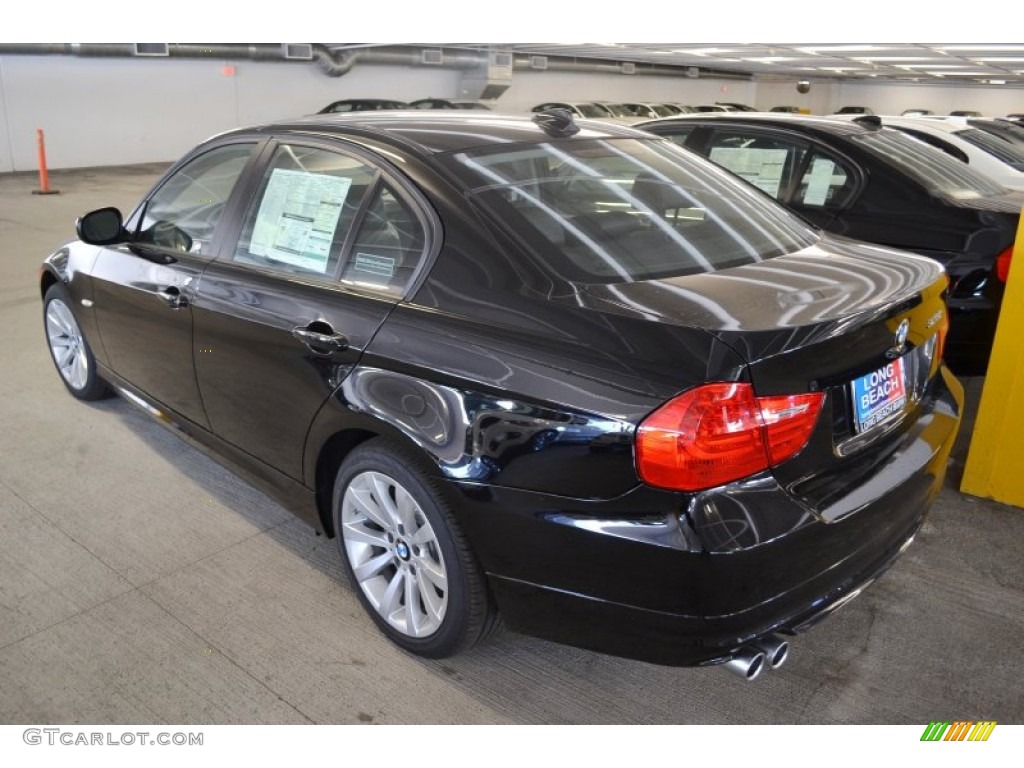 2011 3 Series 328i Sedan - Jet Black / Black Dakota Leather photo #4