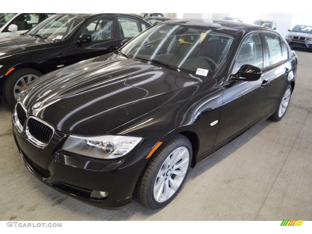 2011 3 Series 328i Sedan - Jet Black / Black Dakota Leather photo #8