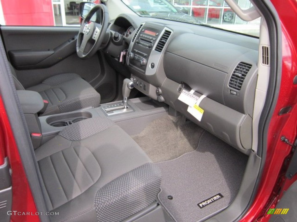 Graphite Interior 2012 Nissan Frontier SV V6 King Cab 4x4 Photo #55812324