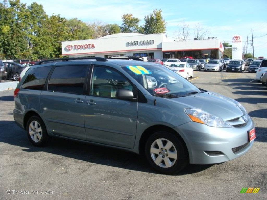 2009 Sienna LE - Blue Mirage Metallic / Stone photo #1