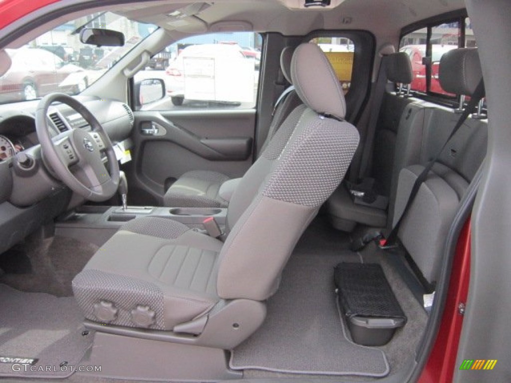 Graphite Interior 2012 Nissan Frontier SV V6 King Cab 4x4 Photo #55812359