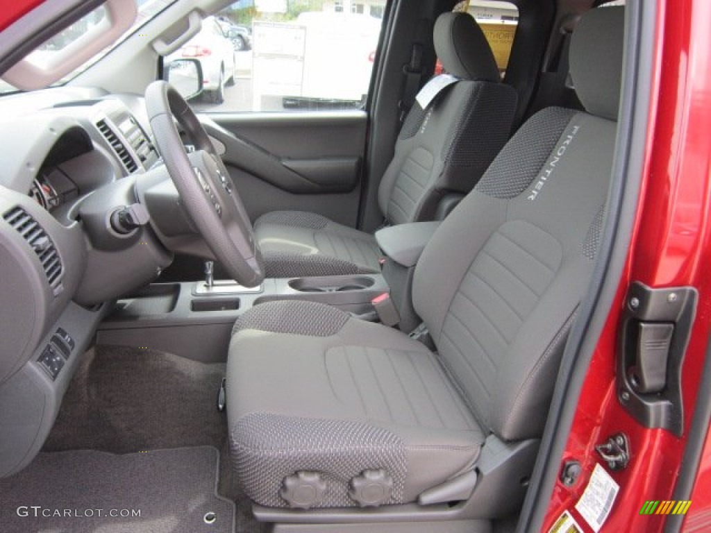 Graphite Interior 2012 Nissan Frontier SV V6 King Cab 4x4 Photo #55812368