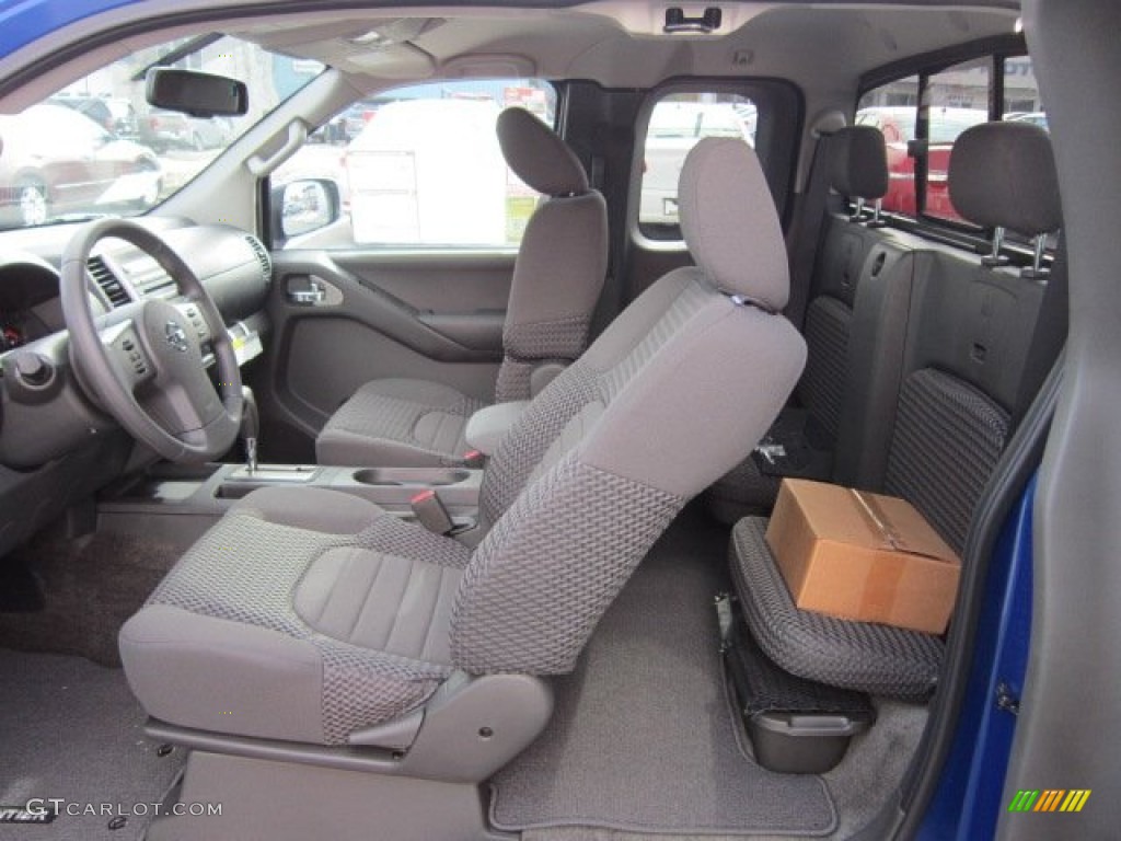 Graphite Interior 2012 Nissan Frontier SV V6 King Cab 4x4 Photo #55812595