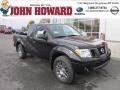 2012 Super Black Nissan Frontier SV Sport Appearance King Cab 4x4  photo #1