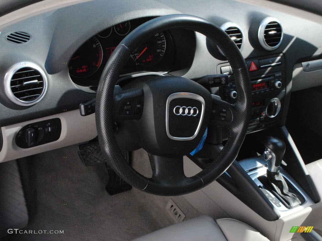 2006 Audi A3 2.0T Black Dashboard Photo #55813076