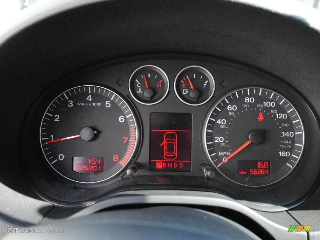 2006 Audi A3 2.0T Gauges Photo #55813112