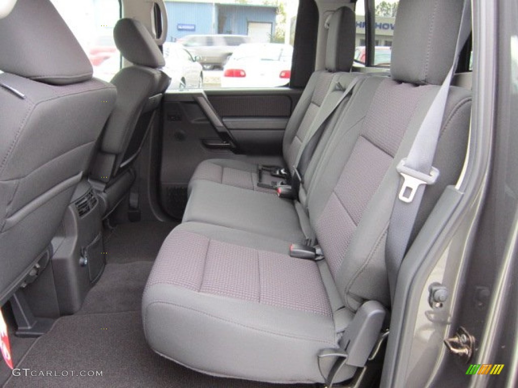 Charcoal Interior 2012 Nissan Titan SV Crew Cab 4x4 Photo #55813316