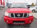 2012 Red Alert Nissan Titan SV Crew Cab 4x4  photo #2