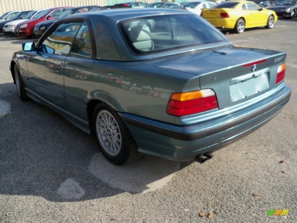 1997 3 Series 328i Convertible - Morea Green Metallic / Grey photo #6