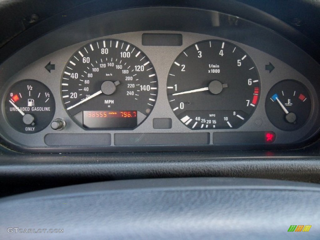 1997 BMW 3 Series 328i Convertible Gauges Photo #55814542