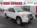 2012 Blizzard White Nissan Titan SV Crew Cab 4x4  photo #1