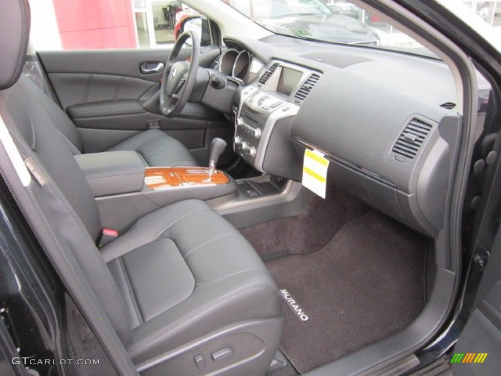 Black Interior 2012 Nissan Murano LE Platinum Edition AWD Photo #55815641