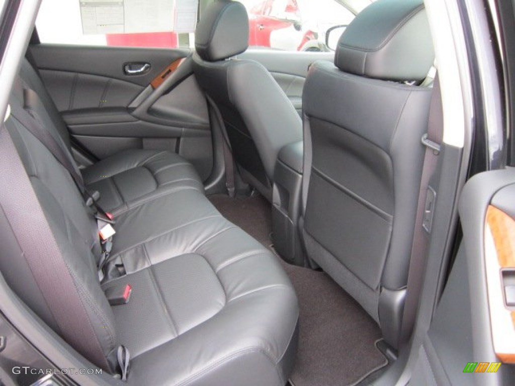 Black Interior 2012 Nissan Murano LE Platinum Edition AWD Photo #55815659