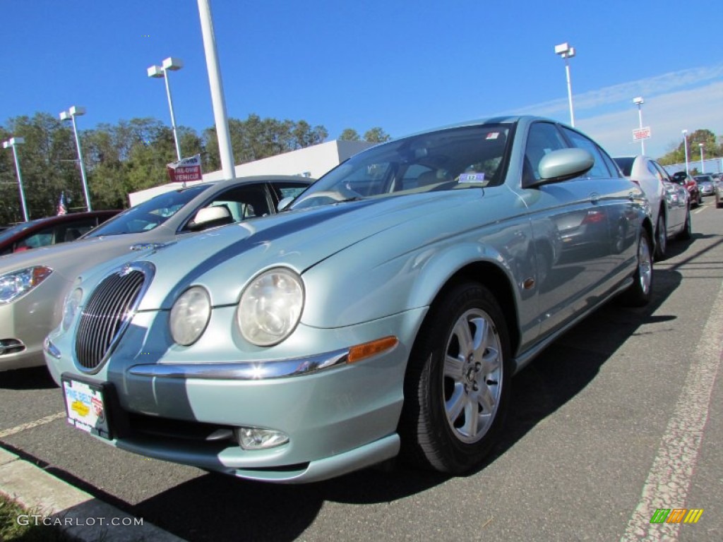 2003 S-Type 3.0 - Seafrost Metallic / Sand photo #1