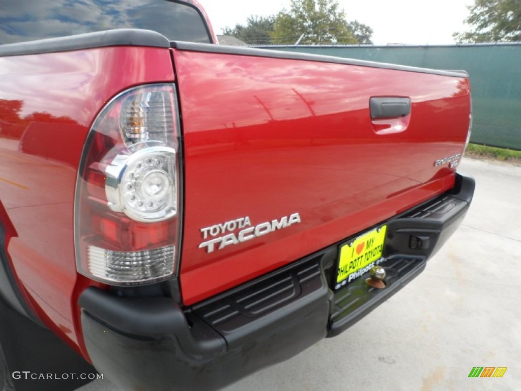 2009 Tacoma V6 PreRunner Double Cab - Barcelona Red Metallic / Sand Beige photo #19