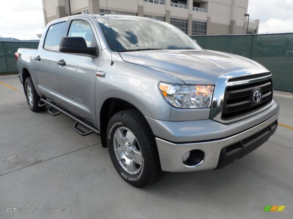 2012 Tundra SR5 TRD CrewMax - Silver Sky Metallic / Graphite photo #1