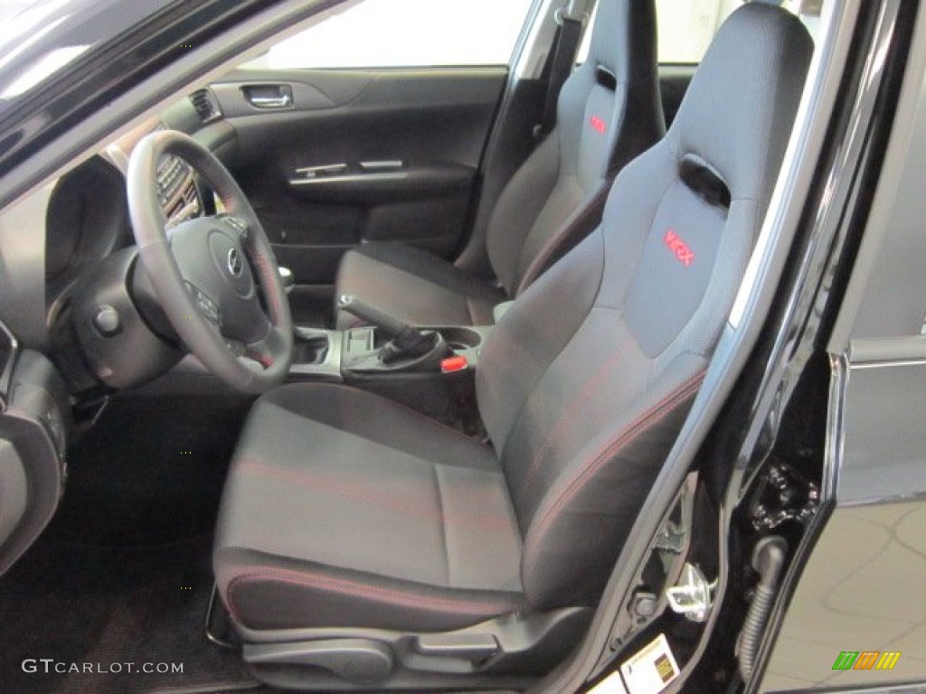 Carbon Black Interior 2011 Subaru Impreza WRX Wagon Photo #55816448