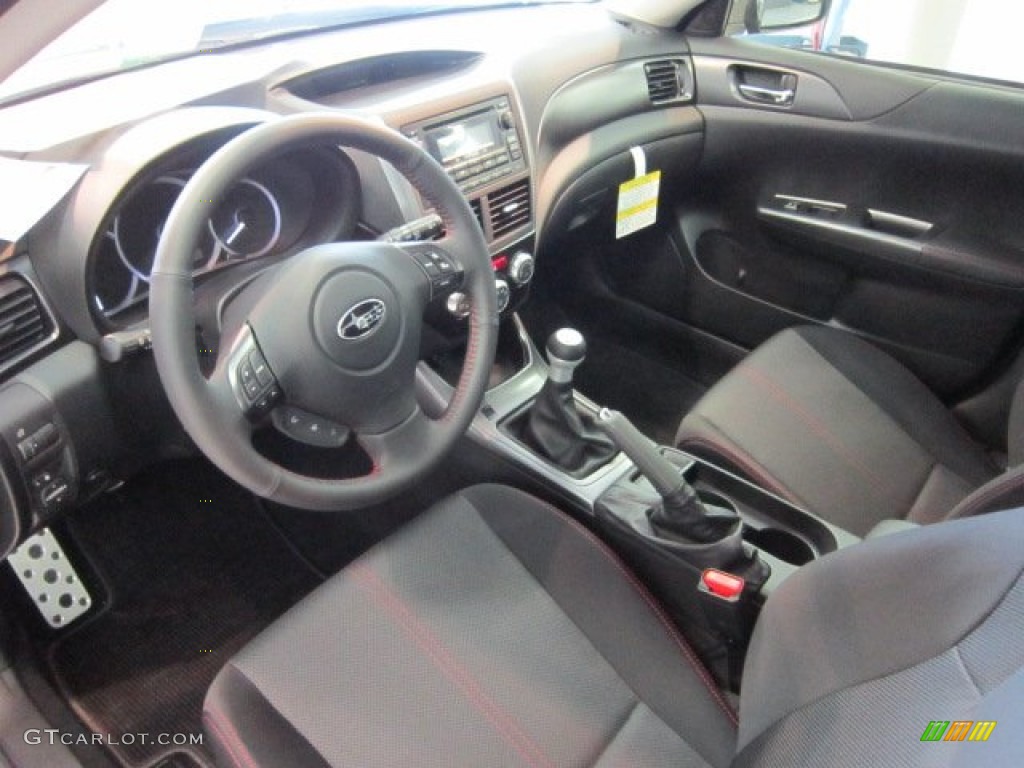Carbon Black Interior 2011 Subaru Impreza WRX Wagon Photo #55816457