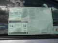 2012 Toyota Tundra SR5 TRD CrewMax Window Sticker