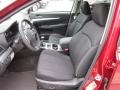 Off Black 2012 Subaru Outback 2.5i Premium Interior Color