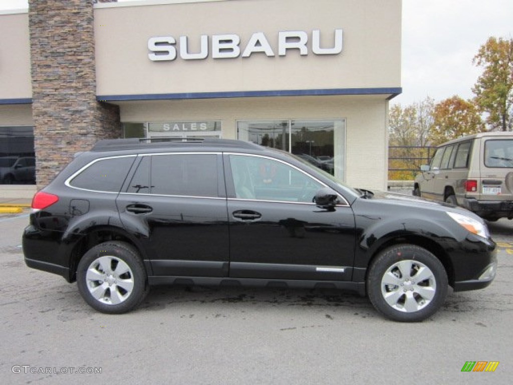 Crystal Black Silica 2012 Subaru Outback 2.5i Premium Exterior Photo #55817304