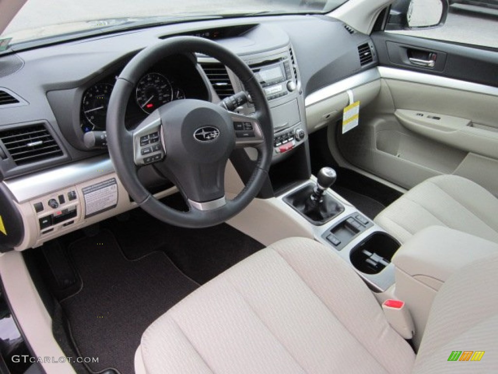 Warm Ivory Interior 2012 Subaru Outback 2.5i Premium Photo #55817561